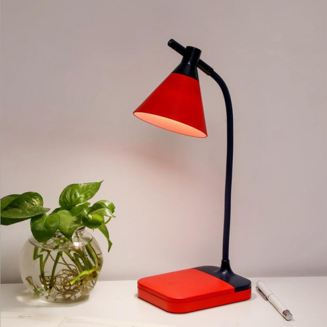 Milalit Eye Protective LED Reading Lamp Indoor Bedroom Study Modern Simple Touch Switch Table Desk Dim Light for Children Kids Office Modern Table Desk LED Reading Light Touch Switch High Bright Rechargeable Portable Present Gift Night Lamp for Christmas