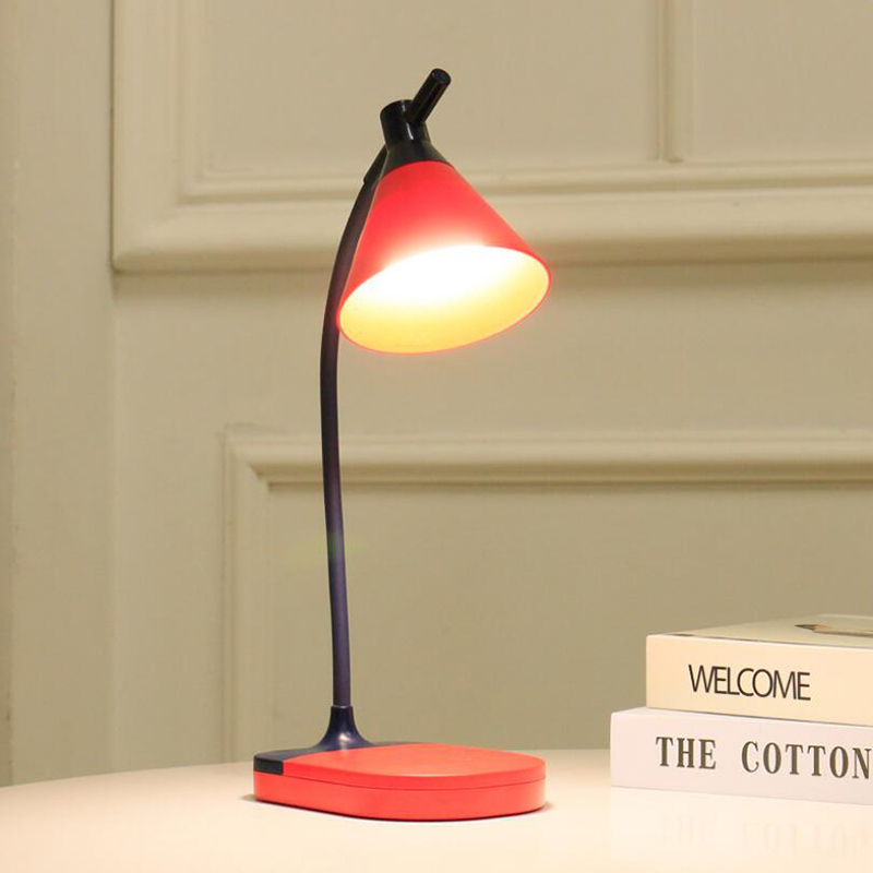 Milalit Eye Protective LED Reading Lamp Indoor Bedroom Study Modern Simple Touch Switch Table Desk Dim Light for Children Kids Office Modern Table Desk LED Reading Light Touch Switch High Bright Rechargeable Portable Present Gift Night Lamp for Christmas
