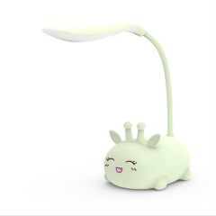 Milalit Mini Tiger Desk LED Lamp Creative Cartoon Cat Cute Rabbit Pet Folding Table Study Deer Bear Reading Eye Protection Pig USB Rechargeable Sheep Night Light for Children Kids Friends Christmas Birthday Gift Present