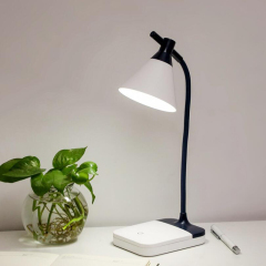 Milalit Eye Protective LED Reading Lamp Indoor Bedroom Study Modern Simple Touch Switch Table Desk Dim Light for Children Kids Office Modern Table Desk LED Reading Light Touch Switch High Bright Rechargeable Portable Present Gift Night Lamp for Christmas