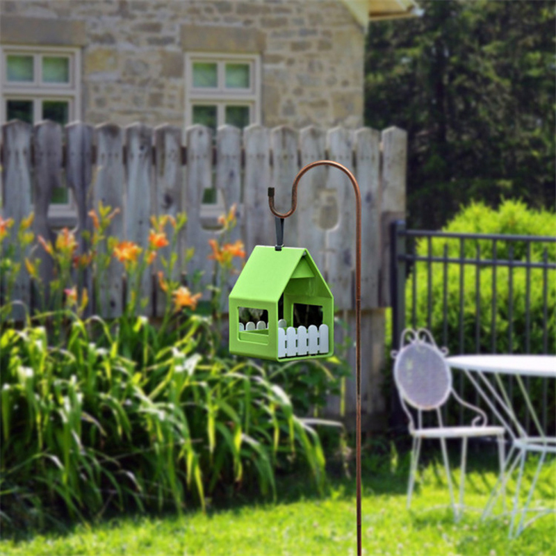 Milalit 1.2m Premium Metal Iron Shepherd Hooks for Hanging Solar Light Bird Feeder Mason Jars Plant Hangers Flower Basket Christmas Lamp 32 inch 0.8m Metal Iron Shepherd Hooks for Solar Lanterns Bird Feeder Plant Wedding Flower Basket Christmas Lights