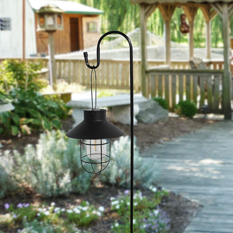 Milalit 1.2m Premium Metal Iron Shepherd Hooks for Hanging Solar Light Bird Feeder Mason Jars Plant Hangers Flower Basket Christmas Lamp 32 inch 0.8m Metal Iron Shepherd Hooks for Solar Lanterns Bird Feeder Plant Wedding Flower Basket Christmas Lights