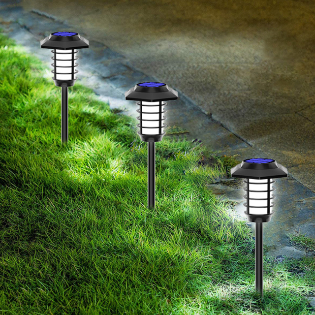 Milalit Outdoor Solar Flickering Flame Light 66LED 48LED Dancing Fire Lawn Lighting Waterproof IP65 Torch Lamp for Garden Pathway Yard Christmas Halloween Festival