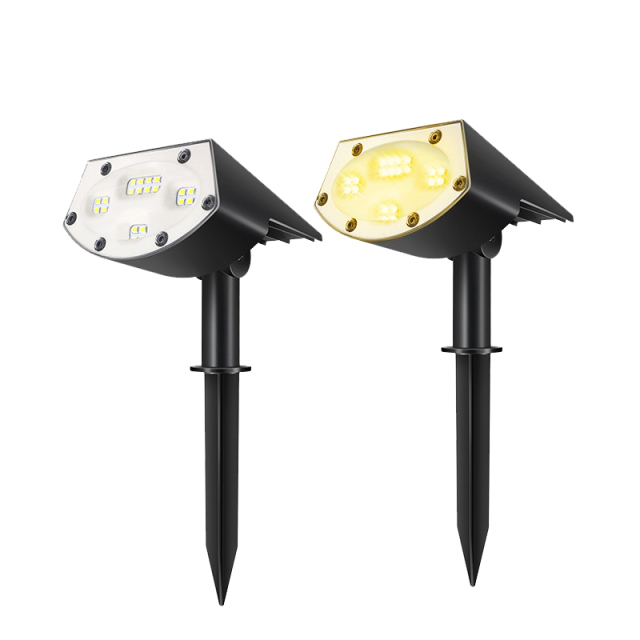 Milalit Solar RGB Color Changeable Outdoor Change Spot Lighting Garden Yard 20LED Wall Mount High Brightness Dimming Automatical Turn On Lights