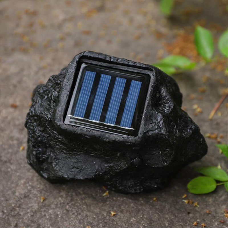 Milalit Solar LED Outdoor Decorative Super Bright Garden Rock Lawn Lights IP65 Waterproof Resin Pathway Fake Stone Lamp Spotlights for Garden Yard Walkway Pathway Patio Driveway