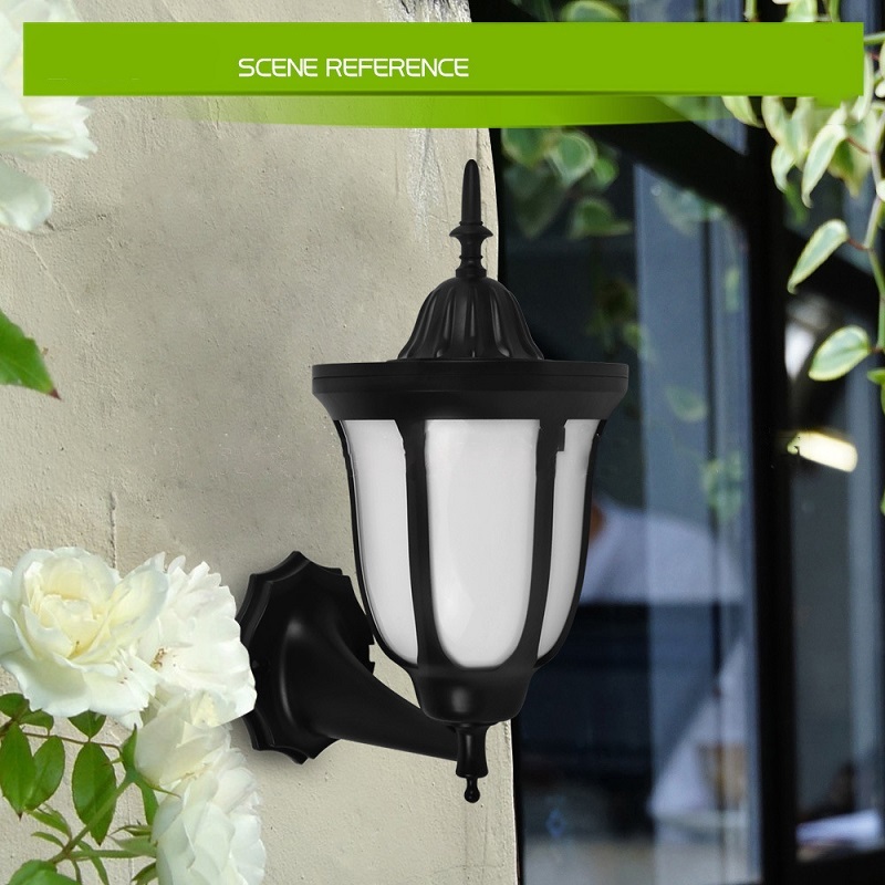 Milalit Flickering Unique 96 LED Solar Torch Light Flame Fire Decorative Wall Mounted Lamp for Yard Fence Garden Pathway Patio Hotel