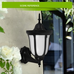 Milalit Flickering Unique 96 LED Solar Torch Light Flame Fire Decorative Wall Mounted Lamp for Yard Fence Garden Pathway Patio Hotel
