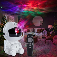 Milalit Astronaut Held Star Projector Nebula Galaxy Projector Starry Sky Night Light Remote Control and 360°Rotation Magnetic Head Nebula Lamp for Boys and Girls Bedroom Kids Ceiling Game Room Home Theater Decoration