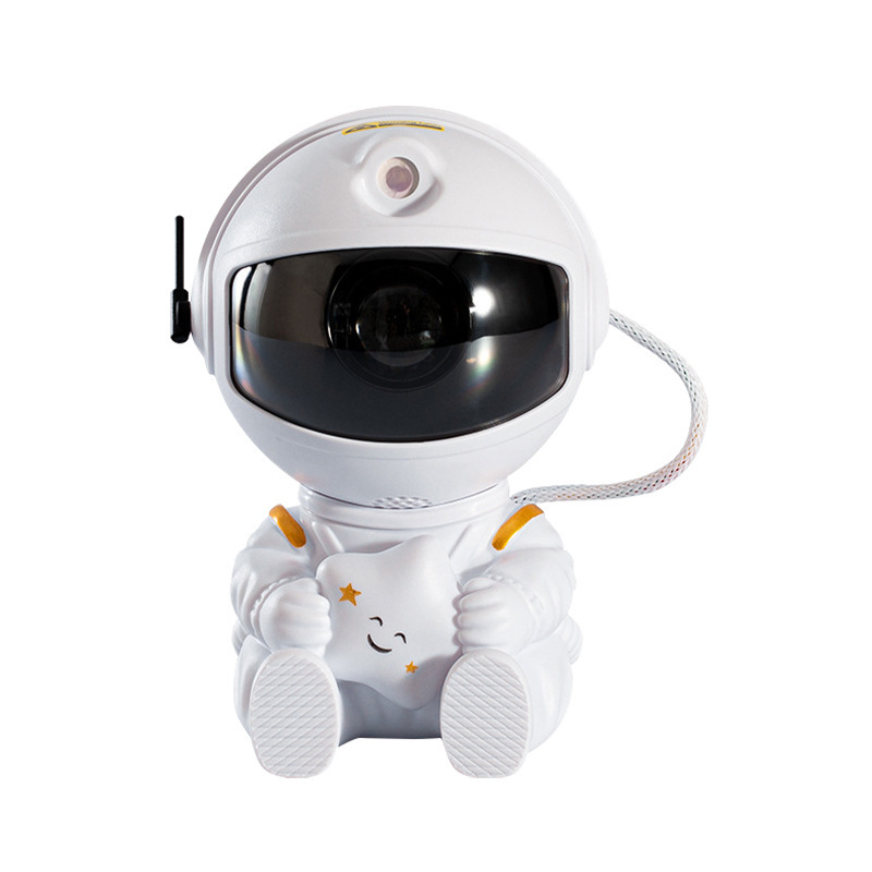 Milalit Astronaut Held Star Projector Nebula Galaxy Projector Starry Sky Night Light Remote Control and 360°Rotation Magnetic Head Nebula Lamp for Boys and Girls Bedroom Kids Ceiling Game Room Home Theater Decoration