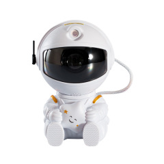 Milalit Astronaut Held Star Projector Nebula Galaxy Projector Starry Sky Night Light Remote Control and 360°Rotation Magnetic Head Nebula Lamp for Boys and Girls Bedroom Kids Ceiling Game Room Home Theater Decoration