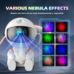Milalit Astronaut Held Star Projector Nebula Galaxy Projector Starry Sky Night Light Remote Control and 360°Rotation Magnetic Head Nebula Lamp for Boys and Girls Bedroom Kids Ceiling Game Room Home Theater Decoration
