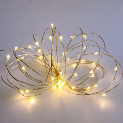 Milalit Battery Powered 10m 100LED Copper Decorative String Light for Holiday Christmas Tree Wedding Proposal Birthday Party Tree Decoration with Waterproof Power Case Remote Control