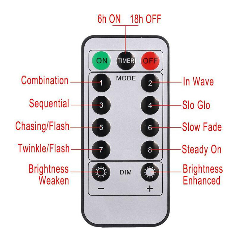 Milalit Battery Powered 10m 100LED Copper Decorative String Light for Holiday Christmas Tree Wedding Proposal Birthday Party Tree Decoration with Waterproof Power Case Remote Control