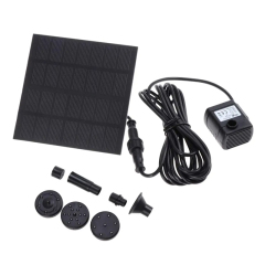 Milalit Solar Powered Fountain Free Floating Standing Water Pump for Birdbath Garden Large Small Pond Fountain Lake Floating Tank 7v 1.8w Fish Tank