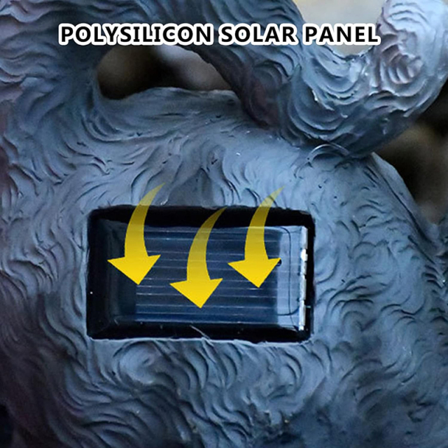 Milalit Resin Garden Cat Statue Play with Solar LED Butterfly Lantern Waterproof Animal Cute Kitty Sculpture Micro Landscape Ornament Garden for Patio Lawn Yard Grey and Yellow Color