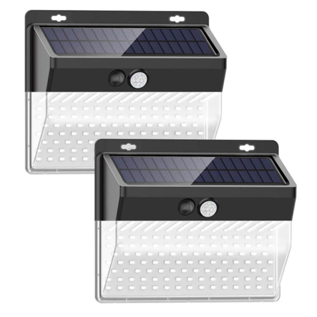 Milalit 262 LED Solar Lights Outdoor Motion Sensor Security Lights 270º Wide Angle Lighting IP65 Waterproof Wireless Solar Powered Wall Mounted Lights whth 3 Lighting Modes for Garden Fence Outside Wall 1PACK 2PACK 4PACK