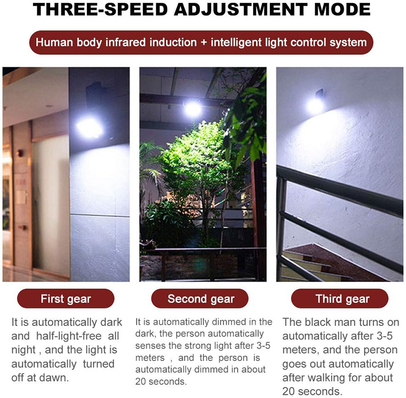 Milalit 262 LED Solar Lights Outdoor Motion Sensor Security Lights 270º Wide Angle Lighting IP65 Waterproof Wireless Solar Powered Wall Mounted Lights whth 3 Lighting Modes for Garden Fence Outside Wall 1PACK 2PACK 4PACK