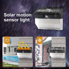 Milalit 262 LED Solar Lights Outdoor Motion Sensor Security Lights 270º Wide Angle Lighting IP65 Waterproof Wireless Solar Powered Wall Mounted Lights whth 3 Lighting Modes for Garden Fence Outside Wall 1PACK 2PACK 4PACK