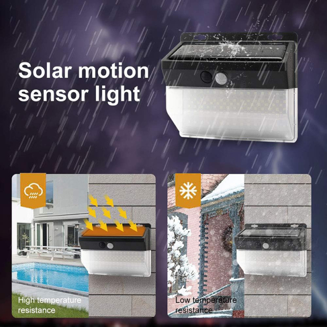 Milalit 262 LED Solar Lights Outdoor Motion Sensor Security Lights 270º Wide Angle Lighting IP65 Waterproof Wireless Solar Powered Wall Mounted Lights whth 3 Lighting Modes for Garden Fence Outside Wall 1PACK 2PACK 4PACK