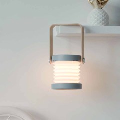 Milalit USB Rechargeable Baby Night Light Touch Control Lantern Lamp 3-Level Brightness Multi-Functional Portable Extend LED Hanging Lantern Light Foldable Wood Bedside Table Lamp for Bedroom Living Room Outdoor Office Camping