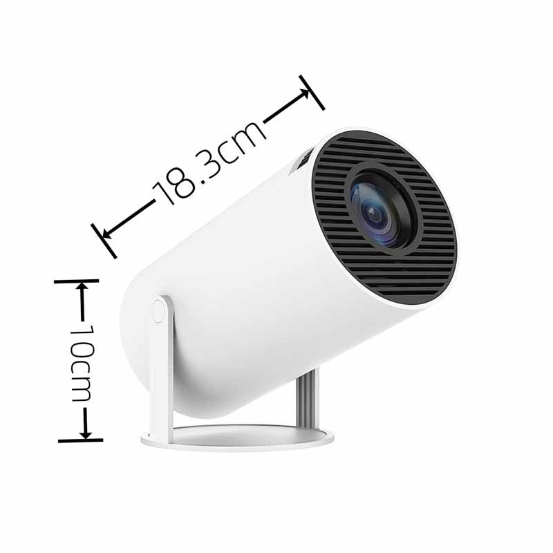 Milalit Wifi Smart Mini LCD Portable Projector Full HD 1080P Support Multimedia Home Outdoor Video Theater Max 130'' Screen Display Support 4K Video Decoding 4K Mini Projector with WiFi and Bluetooth for Iphone Android Phone HDMI USB TV Stick