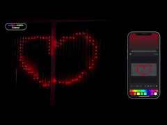Milalit Smart 400 LED RGB Curtain Lights USB Power 6.6x6.6Ft 2x2m Curtain Lights with APP Control Music Sync Dynamic DIY Curtain Lights for Bedroom Wall Backdrop Halloween Christmas Thanksgiving Birthday Party Decor