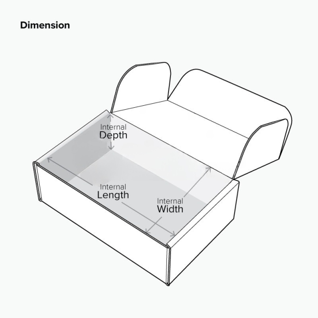 Roll End 3 Flap Lock Corrugated Box