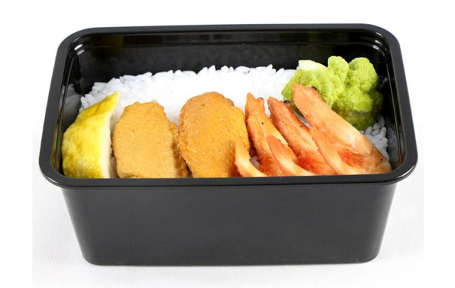 Wholesale disposable plastic transparent square lunch box takeaway packaging box American fast food lunch box PP