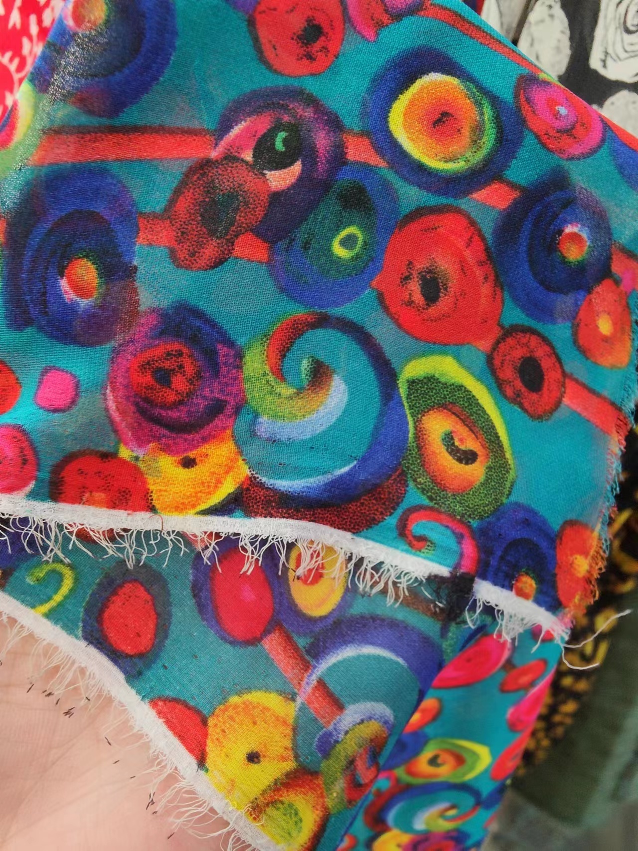 chiffon printed