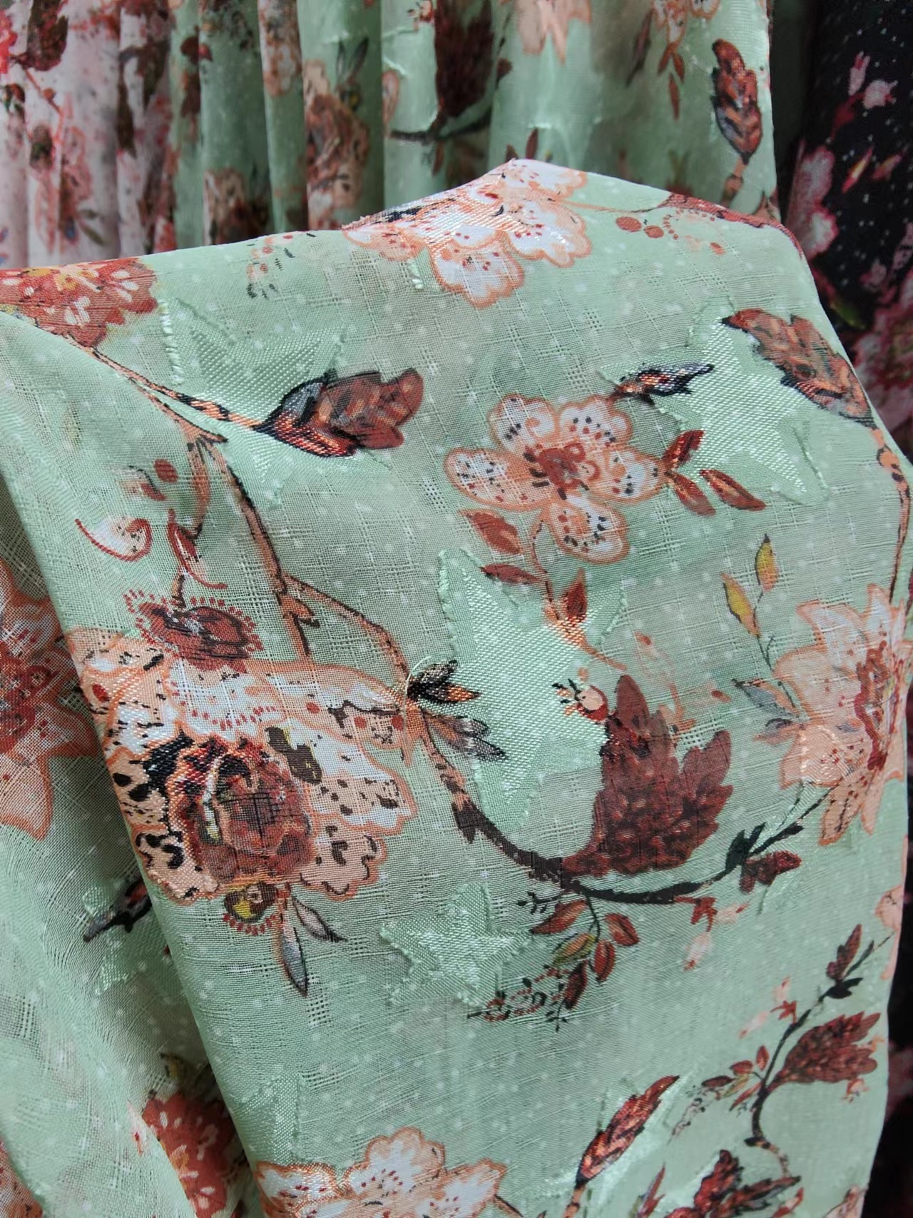 jacquard printed