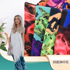 four way stretch printed