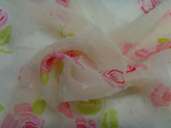 chiffon with jacquard