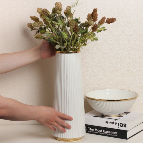 plain ceramic vases