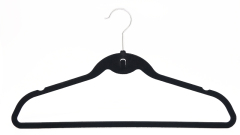 Velvet Hanger With Accessory Hook