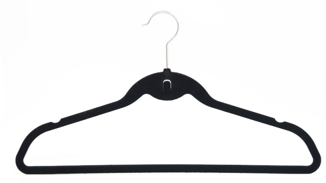 Velvet Hanger With Accessory Hook