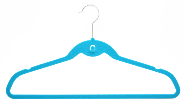 Velvet Hanger With Accessory Hook