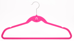 Velvet Hanger With Accessory Hook