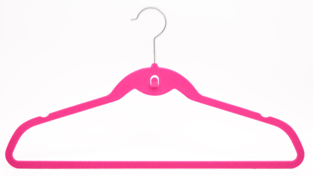 Velvet Hanger With Accessory Hook