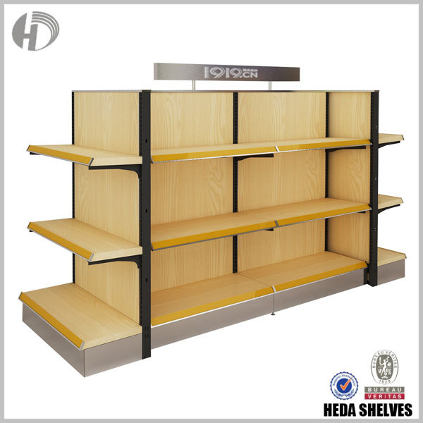 Wooden Display Racks For Supermarket