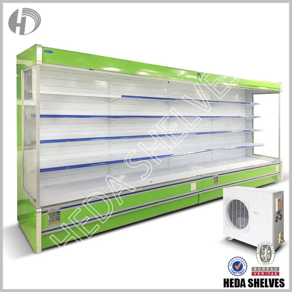 Right Angle Open Chiller Fridge