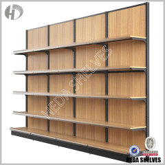 New Design Supermarket Wooden Display Rack
