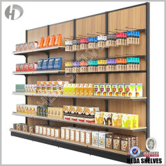 New Design Supermarket Wooden Display Rack