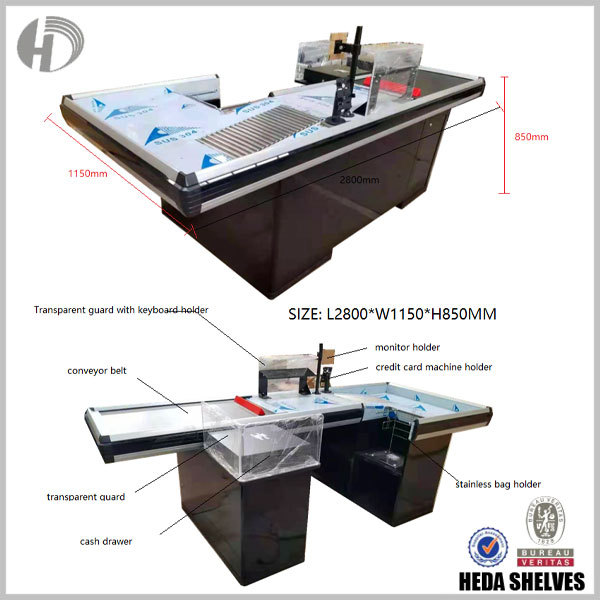 High Quality Supermarket Store Checkout Counter