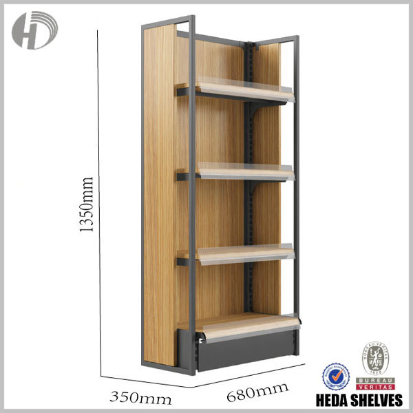 Steel Wooden Gondola Shelves for Supermarket Retail Store