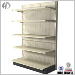 White Gondola Shelving For Retail Store or Supermarket