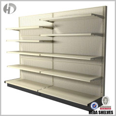 White Gondola Shelving For Retail Store or Supermarket