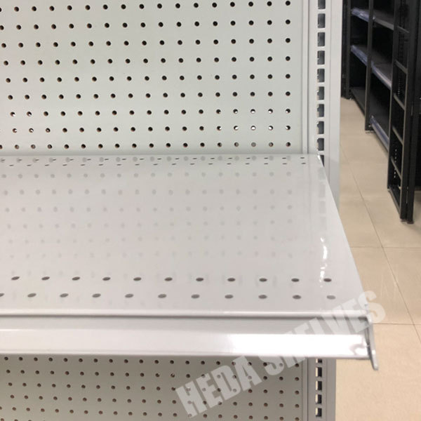 White Gondola Shelving For Retail Store or Supermarket