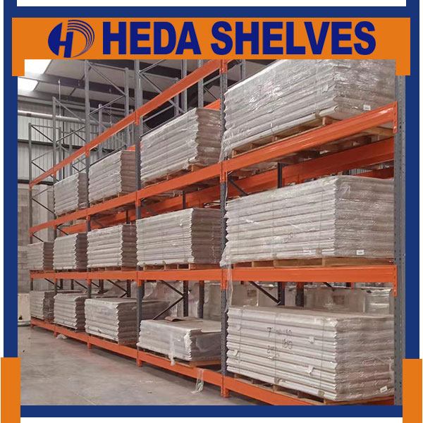 Custom Color Heavy-Duty Selective Pallet Racking - HEDA SHELVES