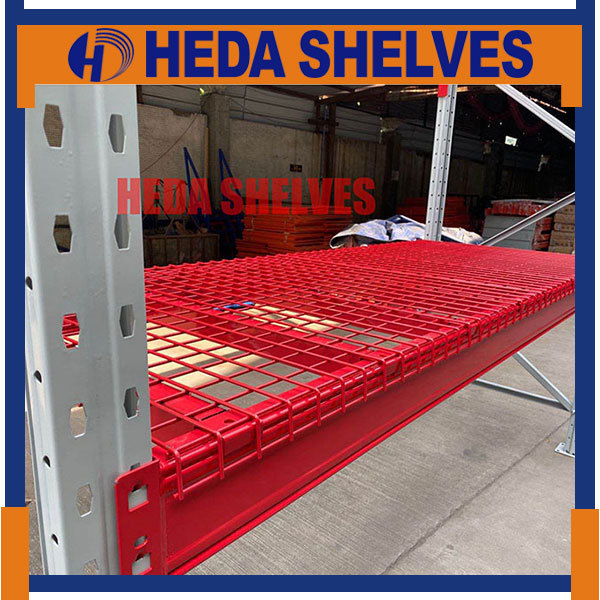 Customized Red Selective Pallet Racking System