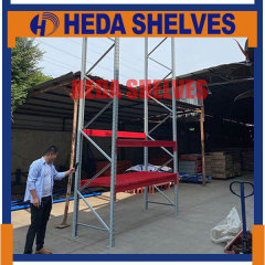 Customized Red Selective Pallet Racking System